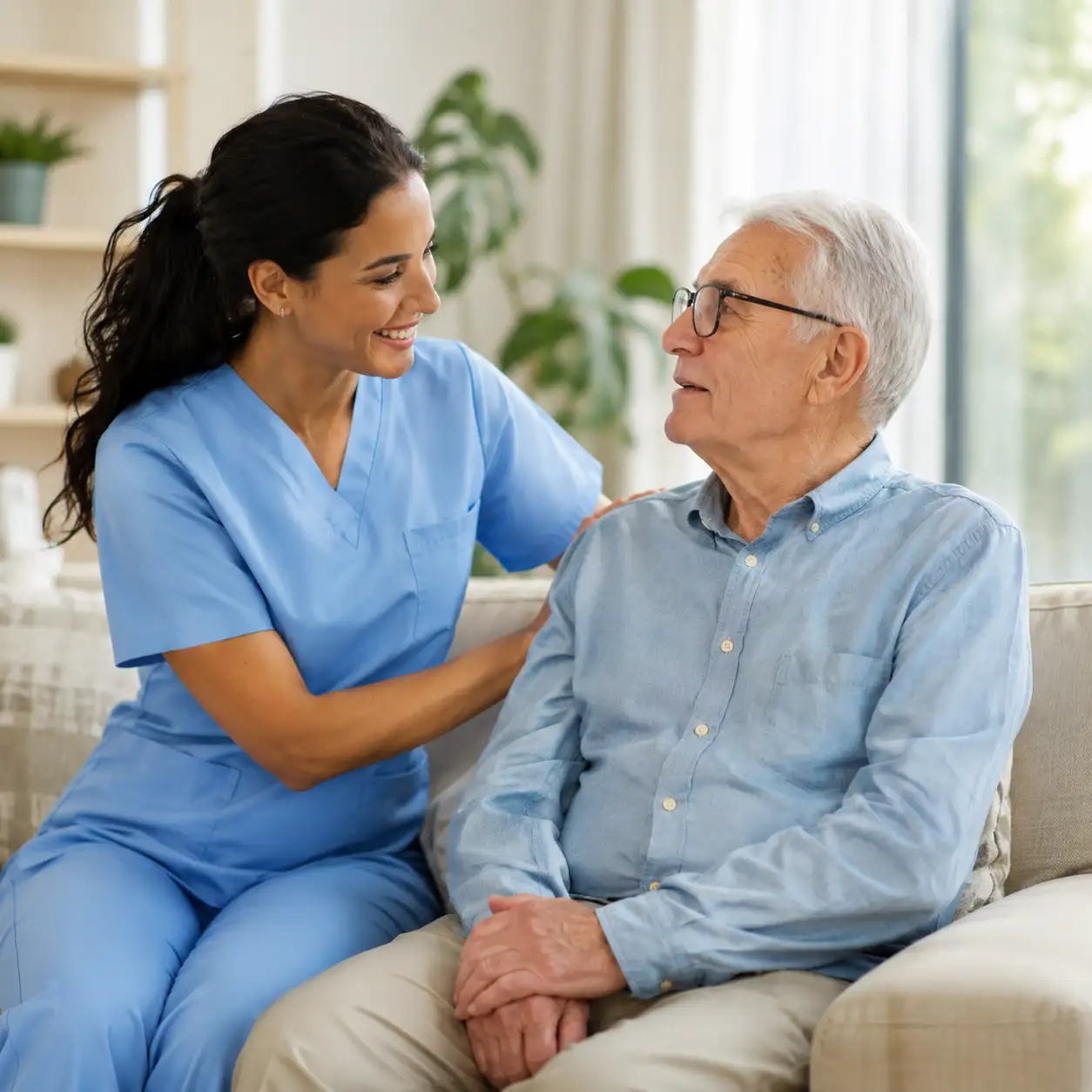 Compassionate home care providers help workflow